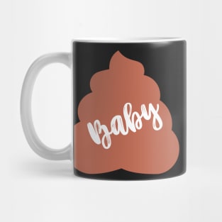 Baby Poop Family Emoji Sticker Mug